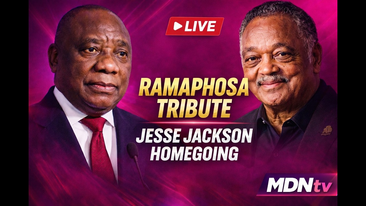 RAMAPHOSA’S POWERFUL TRIBUTE TO REV JESSE JACKSON | “KEEP HOPE ALIVE” LEGACY HONOURED