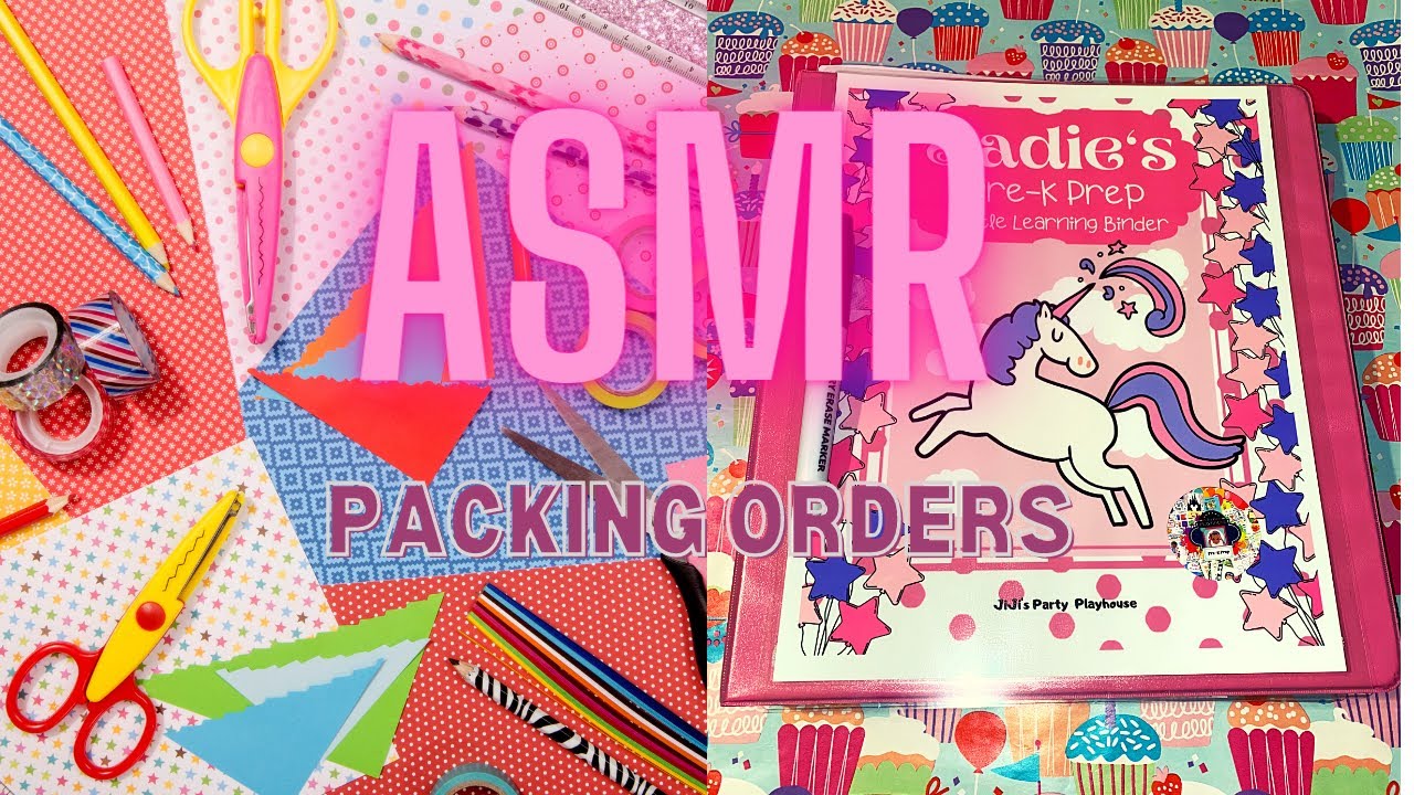 ASMR Packing Orders | ASMR Sound    No Talking