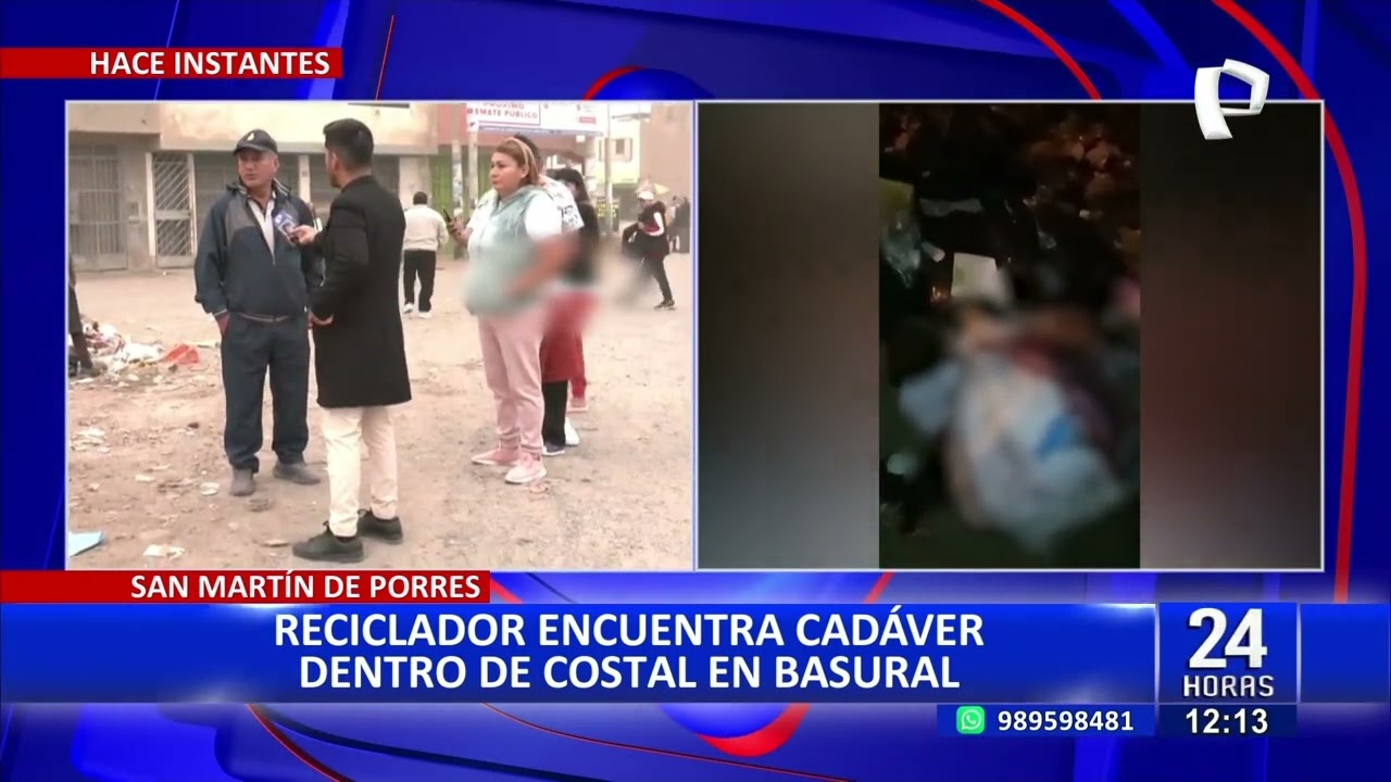 ¡Macabro! Hallan cadáver dentro de un costal en medio de basural en SMP