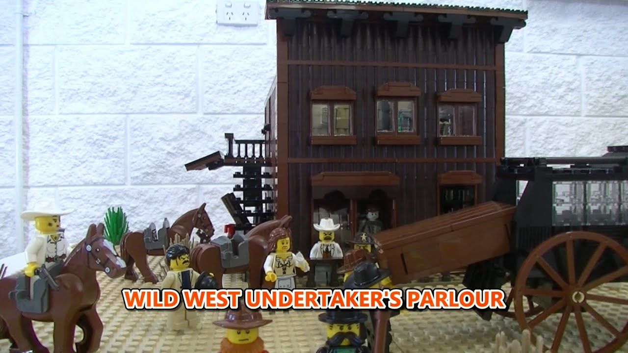 Lego MOC Wild West Undertaker's Parlour Review