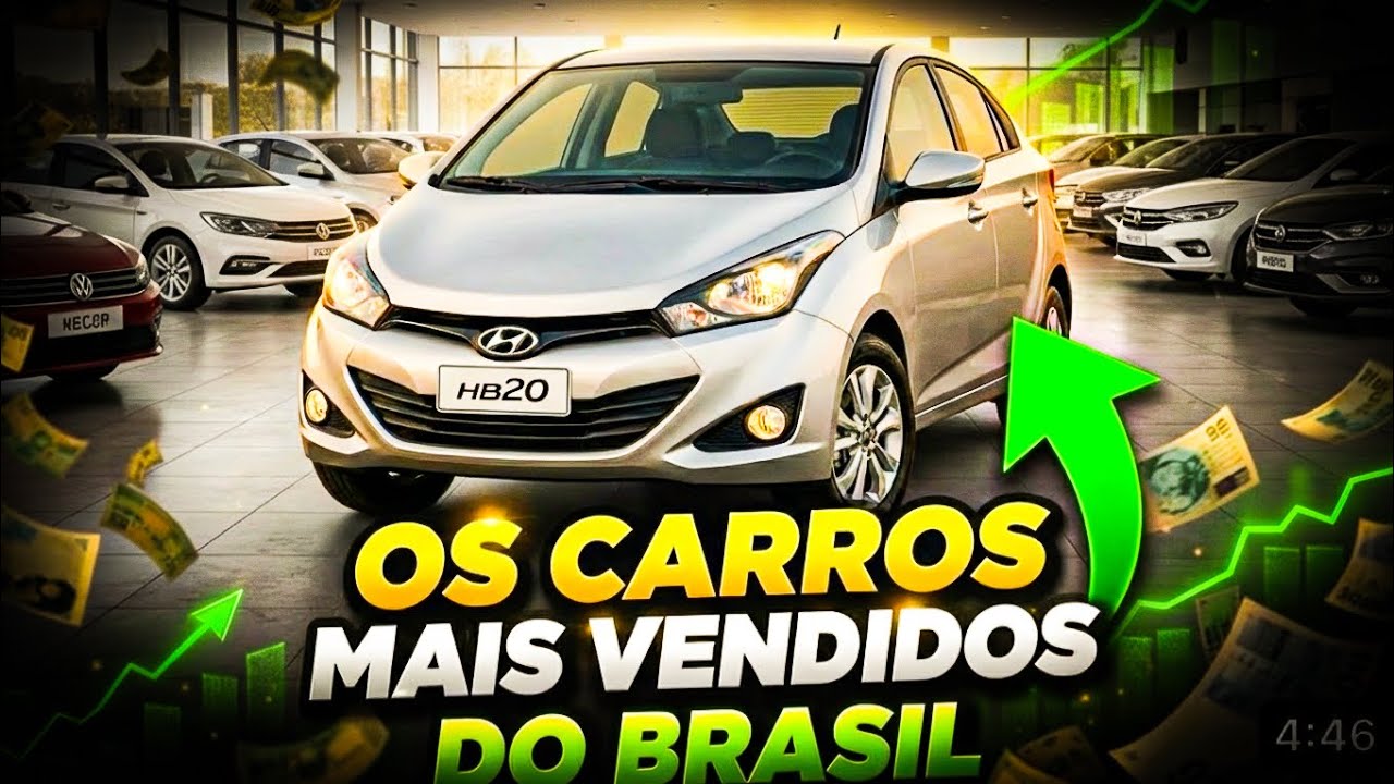 Ranking Atualizado: Os Carros Mais Vendidos do Brasil – Veja Quem Lidera!