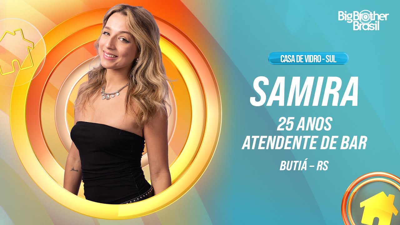 BBB 26: Conhe&ccedil;a Samira, participante da Casa de Vidro do Sul | BBB 26 | TV Globo
