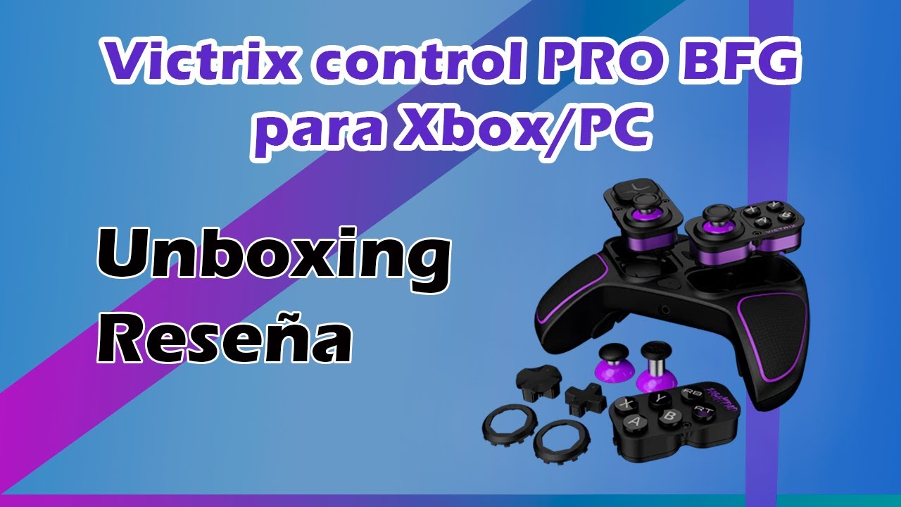 Un gran control Victrix PRO BFG para Xbox/PC Windows- Unboxing y reseña