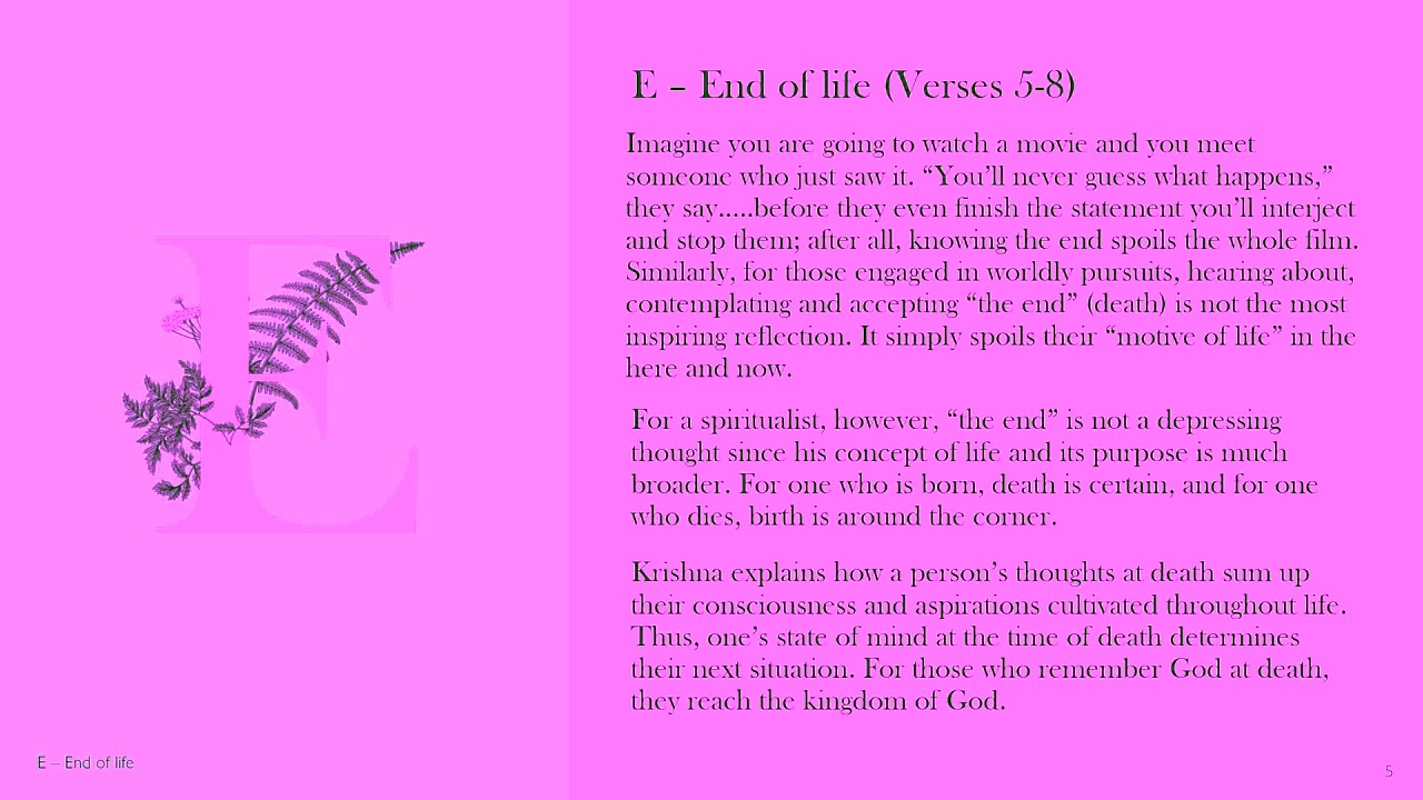 Bhagavad Gita - Chapter 8