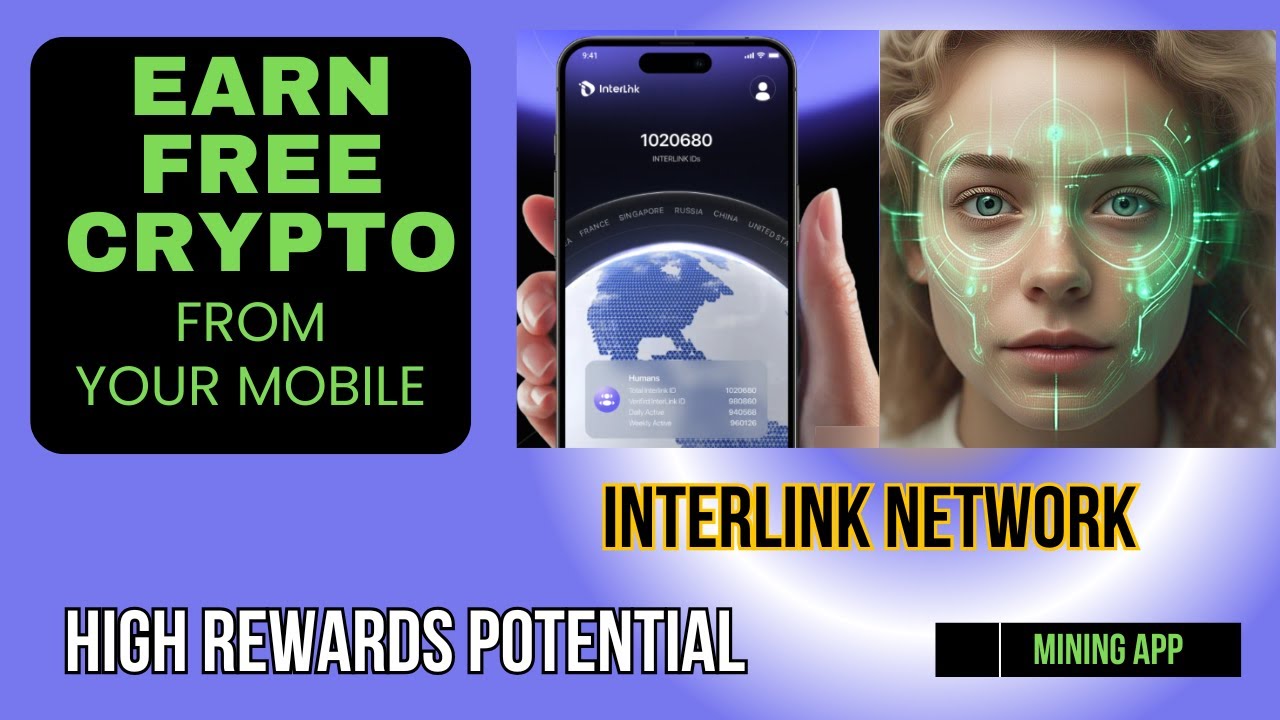 Interlink Network Mining App Tutorial: Easy Sign Up + Earn Free crypto Coins High Rewards Potential