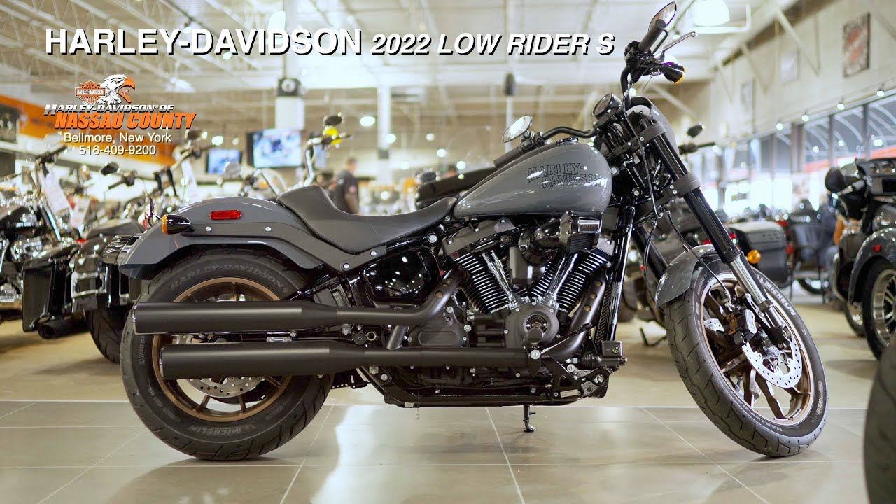 Harley-Davidson of Nassau County - 2022 Low Rider S #lowriders #HarleyDavidson #GunshipGray