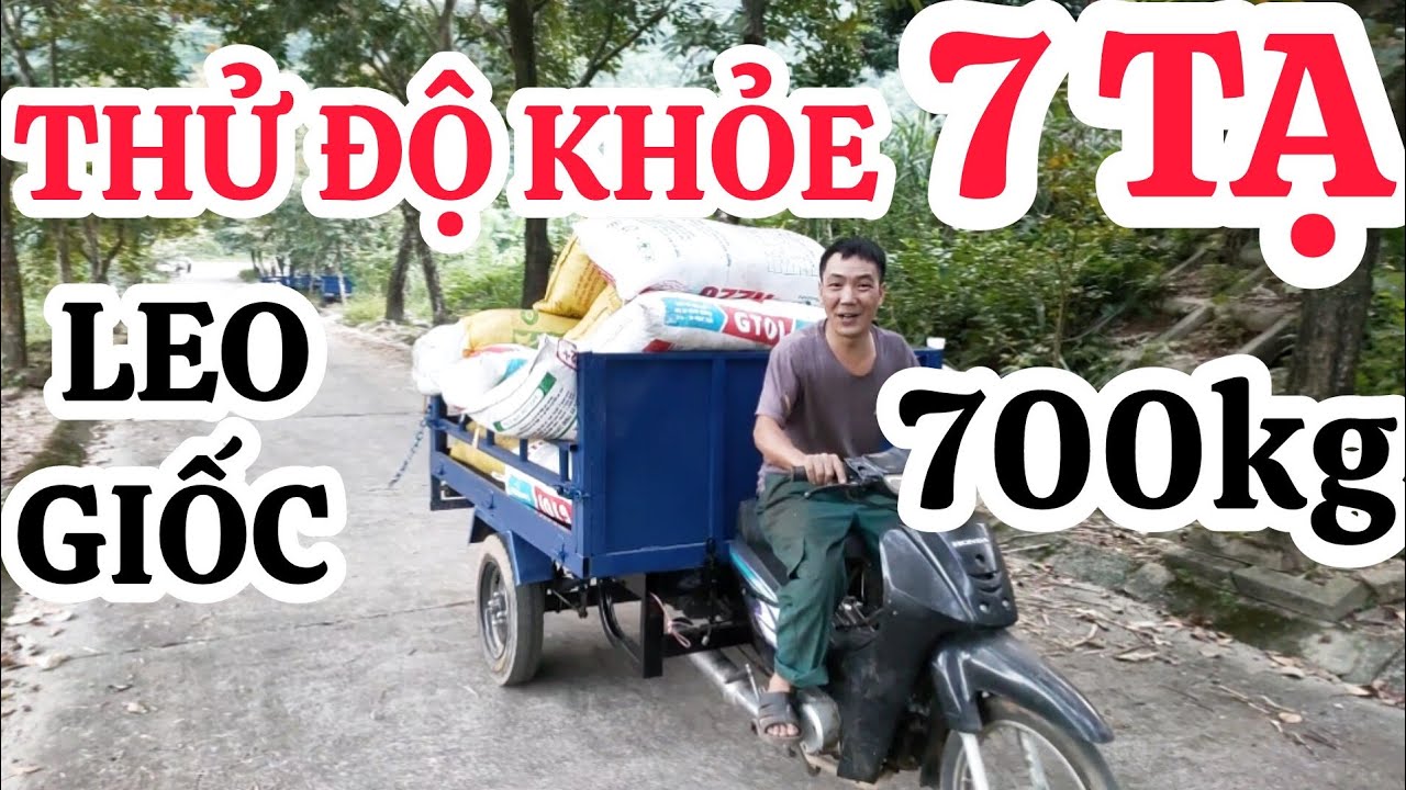🆘🆘🆘 Thử độ khỏe xe 3 bánh Quang Còi Vlog 0834116388