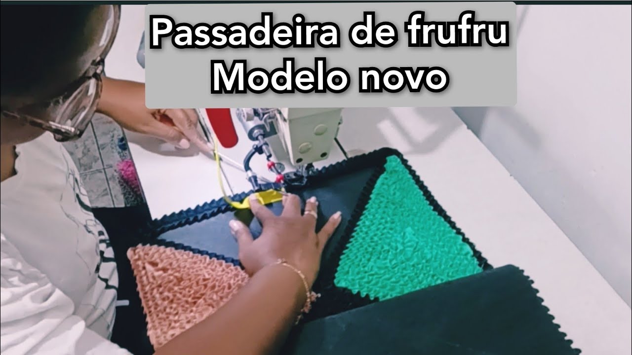 Novo modelo de tapete Frufru/ passadeira colorida 🌈#tapetefrufru