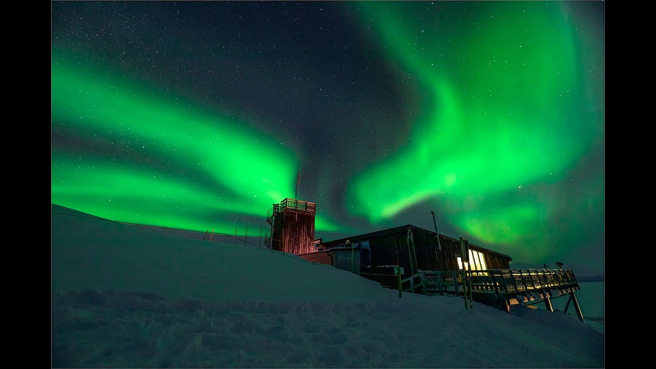 Abisko Sky Station Aurora Timelapse, in Lapponia, Arctic Sweden.