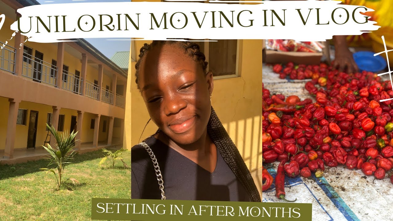 UNILORIN MOVING IN VLOG/ UNI diaries : Hostel renovation rant, What I eat as a student, new hostel