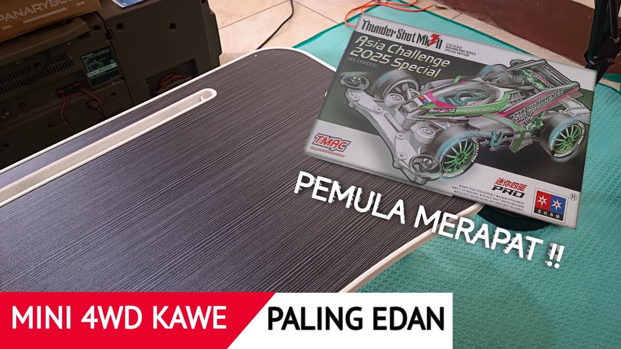Unboxing Tamiya Mini 4WD KW Super Chassis MS Merk Daxing