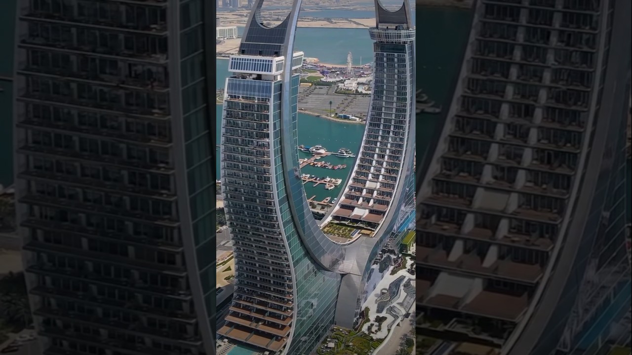 7 stars luxury hotel Raffles Doha. Most luxurious resort in the world. Biggest hotel suites in Qatar