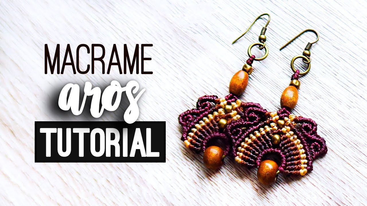 Aros Vintage » ⏳ tutorial | como hacer aretes de hilo | diy ● Earrings #127