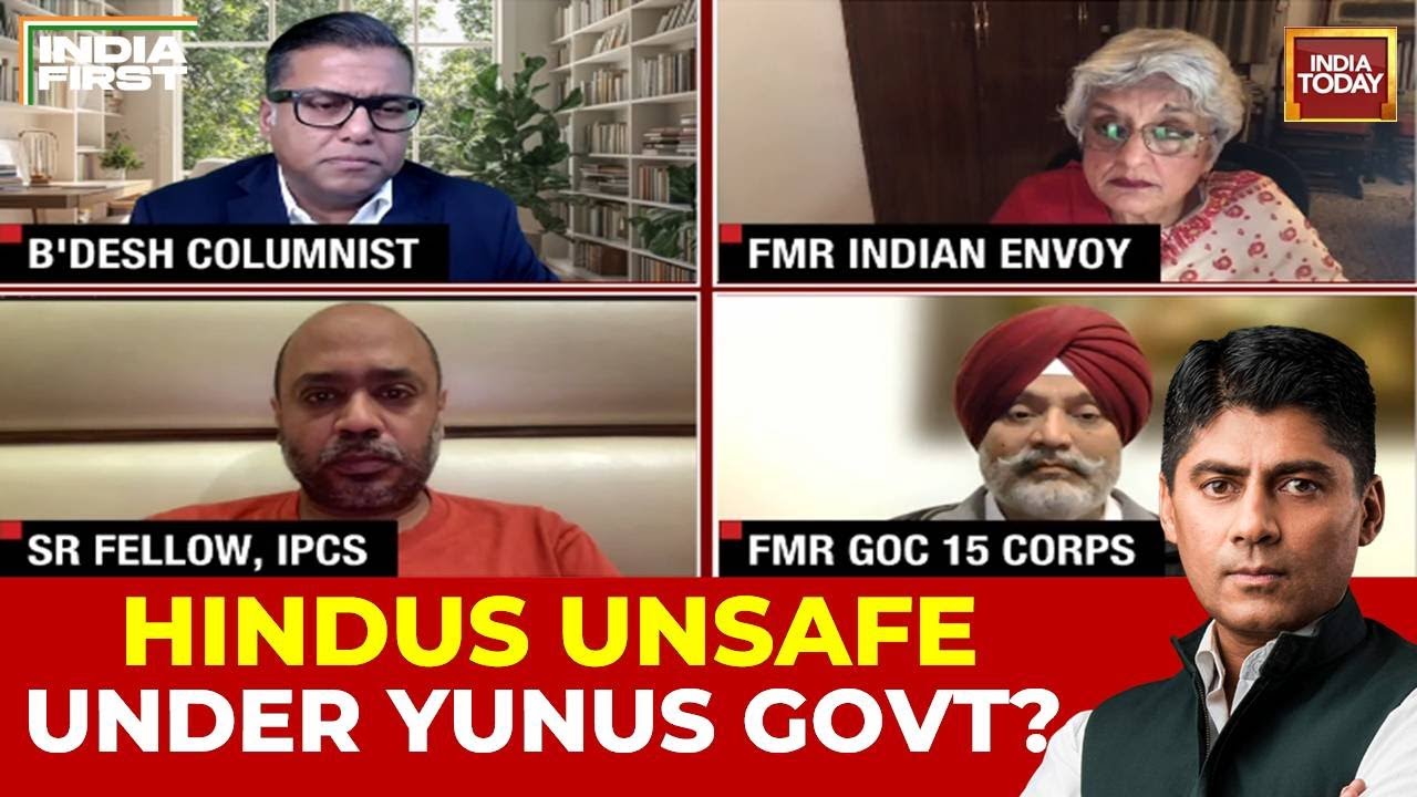 India First Debate: Hindus Unsafe In Bangladesh Under Md Yunus Govt? | Hindu Killings In Bangladesh