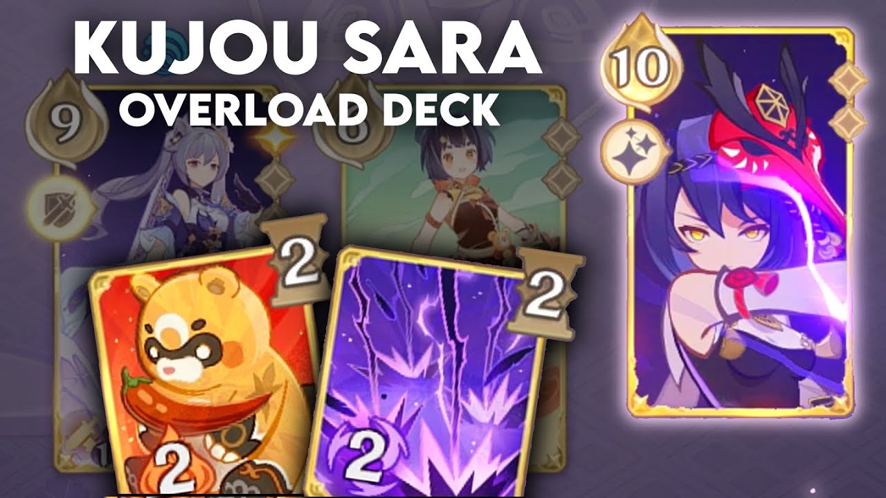 new electro bird just dropped (kujou sara) | genshin tcg