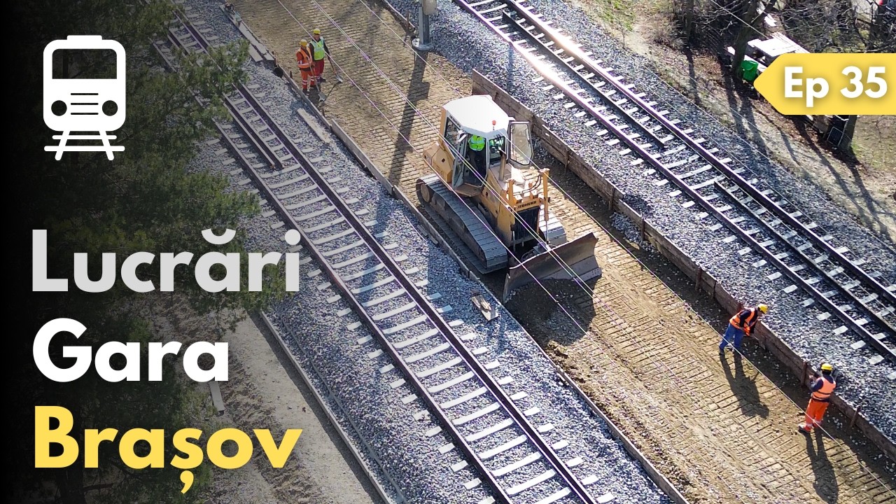 ⛏ Utilajele s-au întors! Șantierul feroviar Brașov - Sighișoară prinde viață Ep 35 🚆 15.12.2026