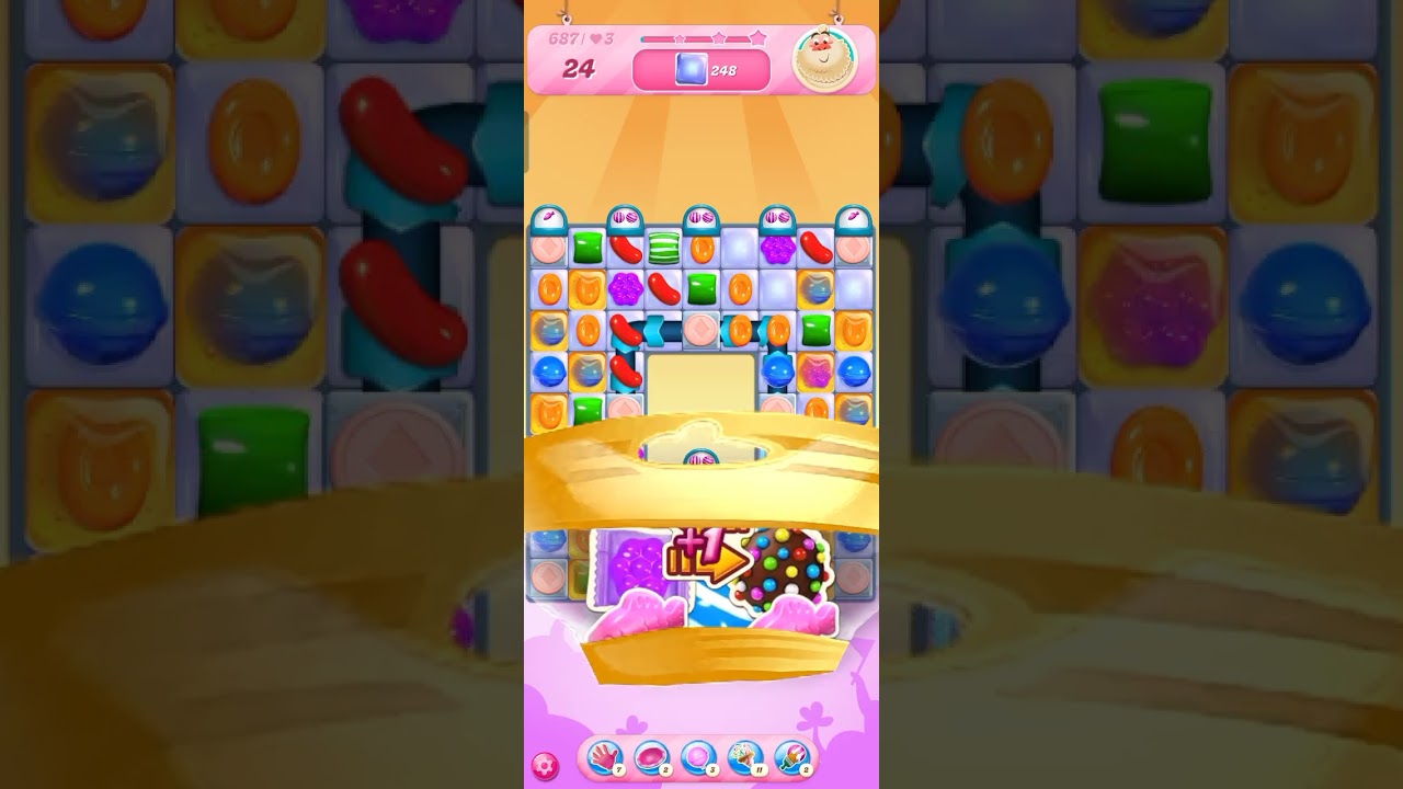 Candy crush level 681-690