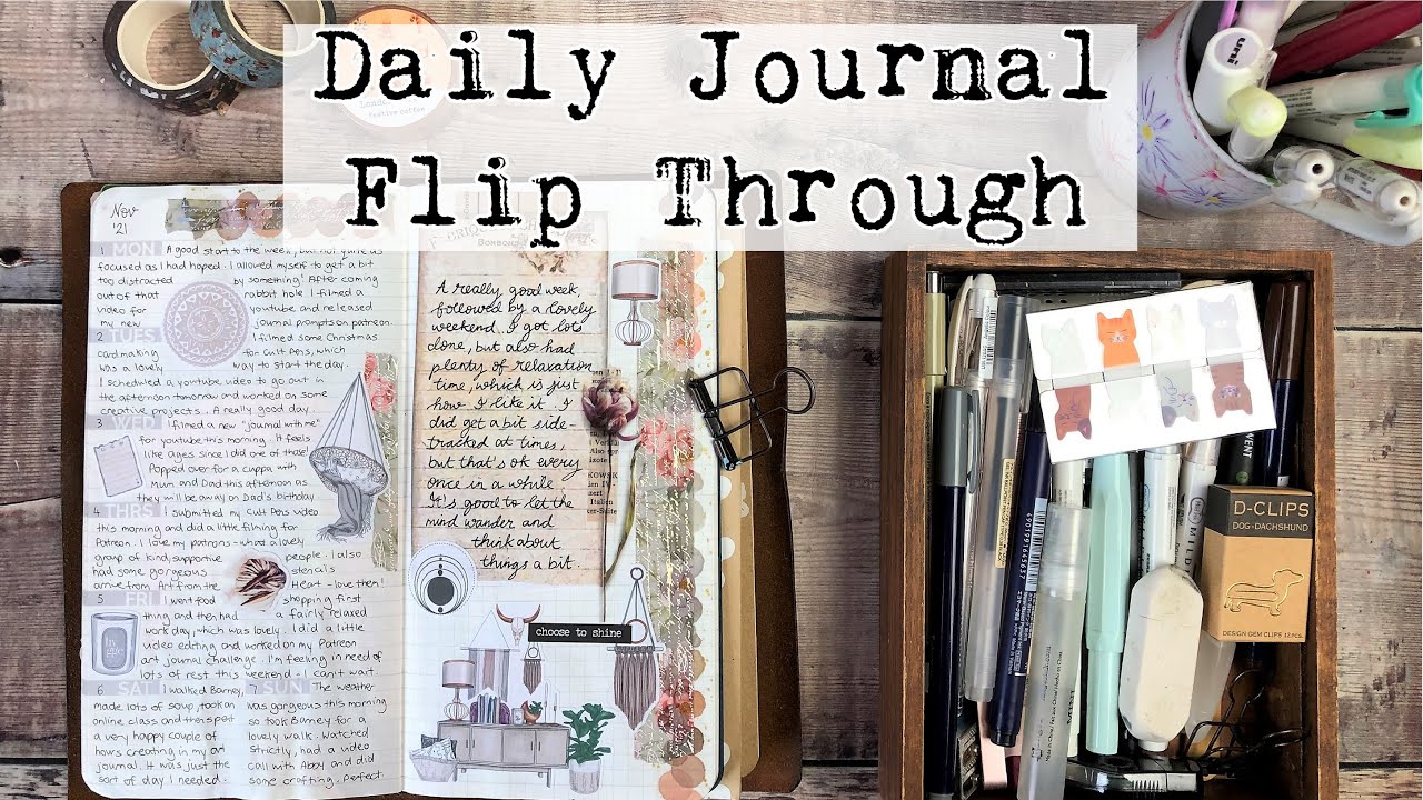 Daily Journal Flip Through | Travelers Notebook