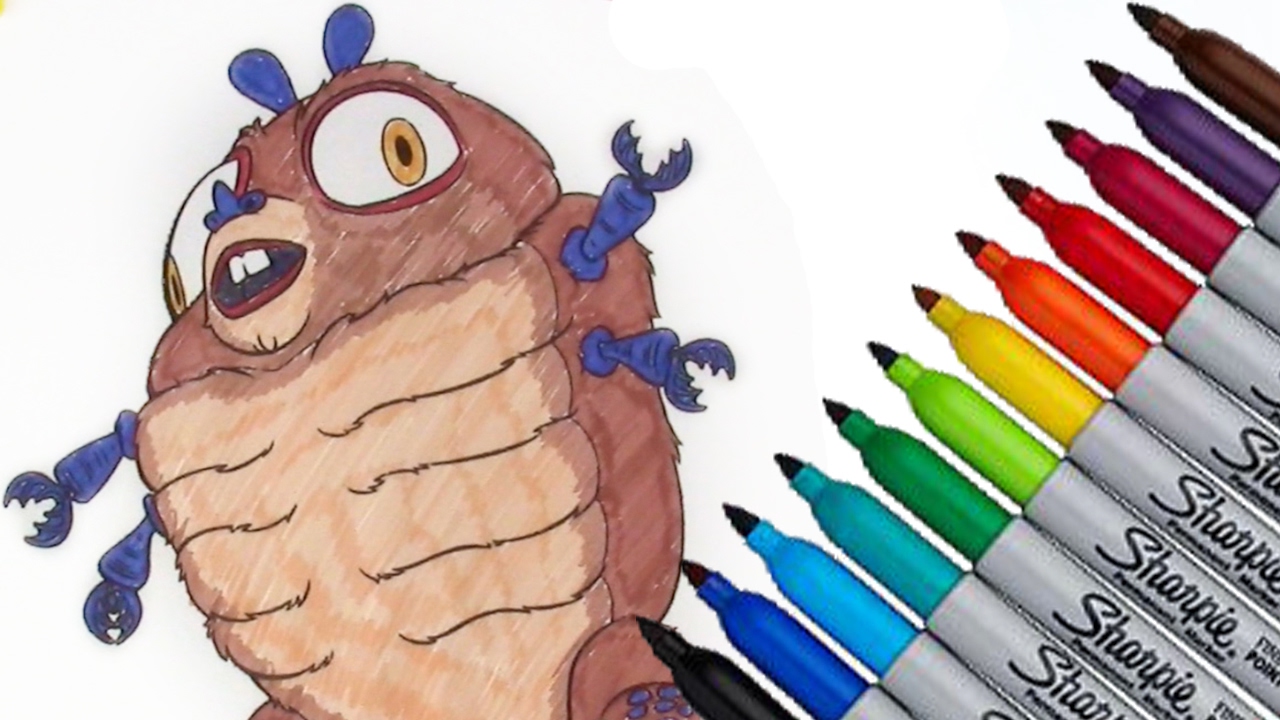 Insectosaurus Monsters vs. Aliens DreamWorks Coloring page 2017 New HD Video for Kids