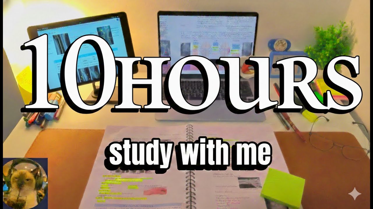 🔴 LIVE - 10 Hr Study With Me | surgery 📚⏳ 120-10