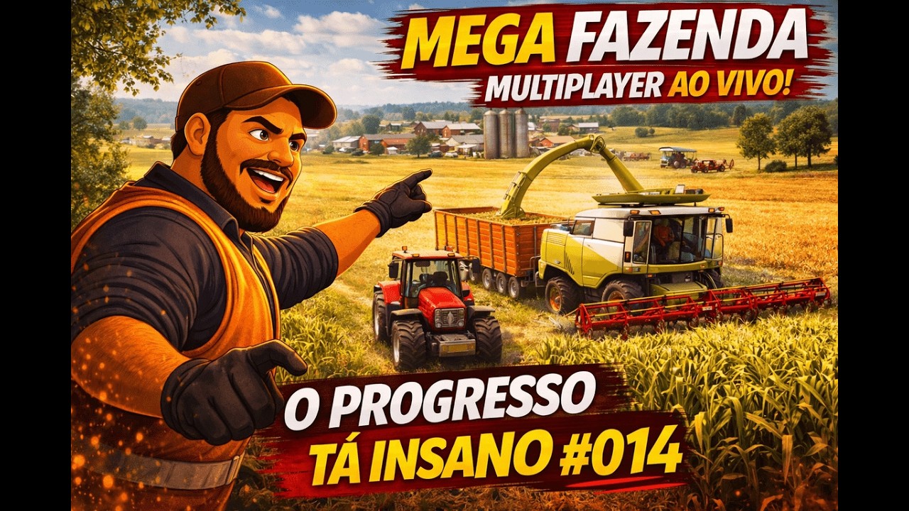 🔥 A FAZENDA EXPLODIU DE PRODUÇÃO! Multiplayer #014 | Farming Simulator 19 #danielcacadorbr