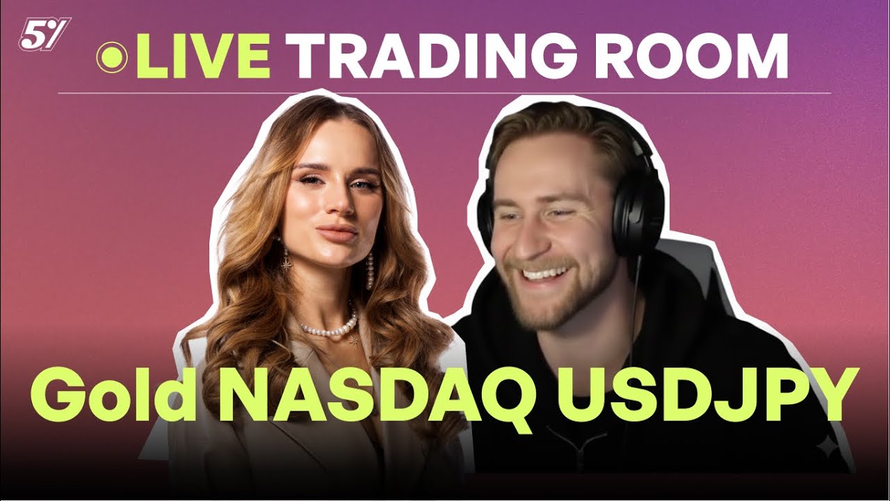 Live Forex Trading – Gold, NASDAQ & GBP/USD