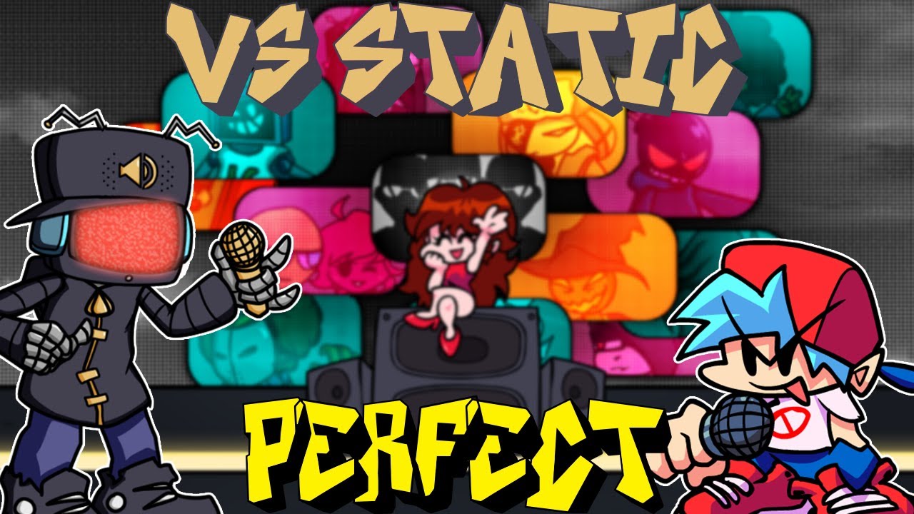 Friday Night Funkin' - Perfect Combo - V.S. Static Mod + Cutscenes [HARD]