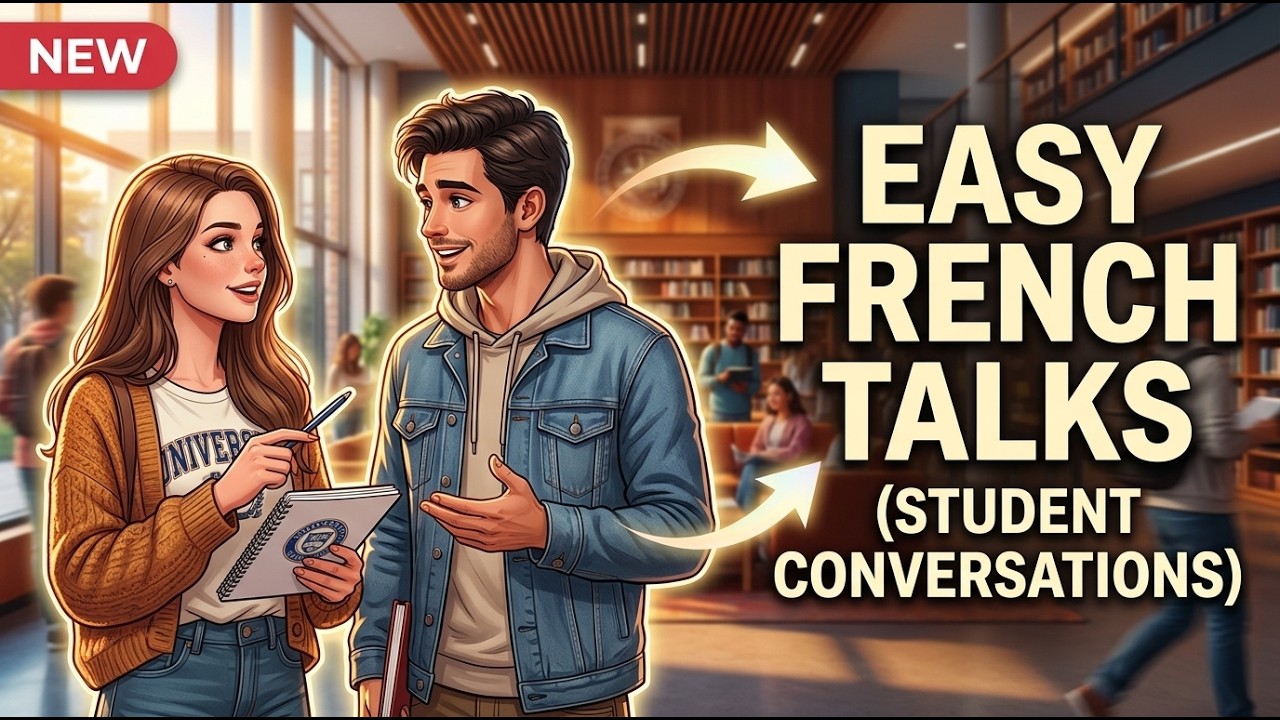 Simple French Conversations A1 | Students Talking About Classes & Careers