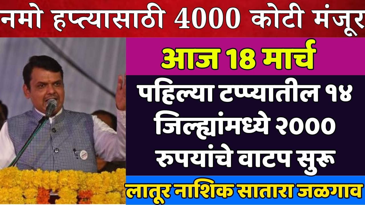 नमो शेतकरी योजना 8 व्या हप्त्याला हिरवा कंदील | Namo Shetkari 8th Installment# namoshetkariyojna