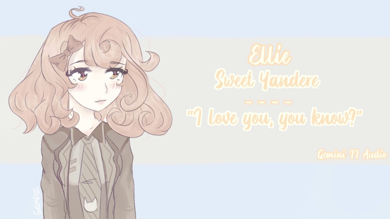 A Sweet Yandere Girl's Confession 【ASMR】【Gender Neutral】