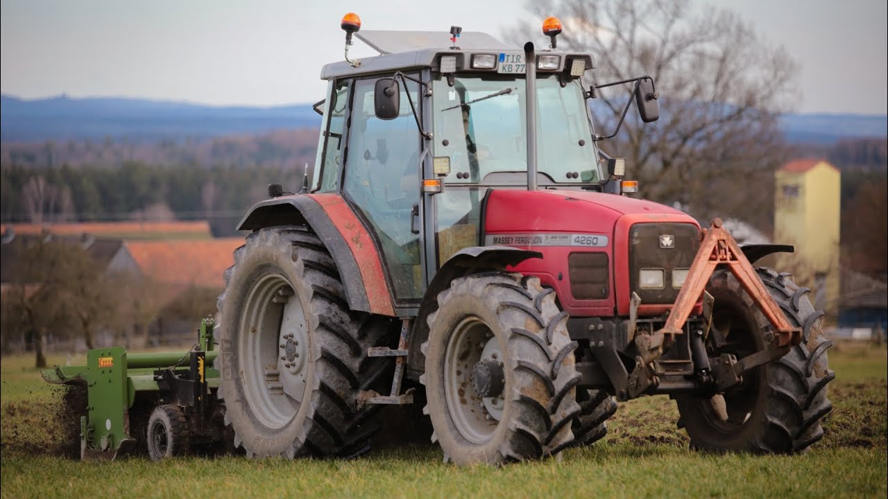 Massey Ferguson 4260 mit Celli Tiger 190 Bodenfräse
