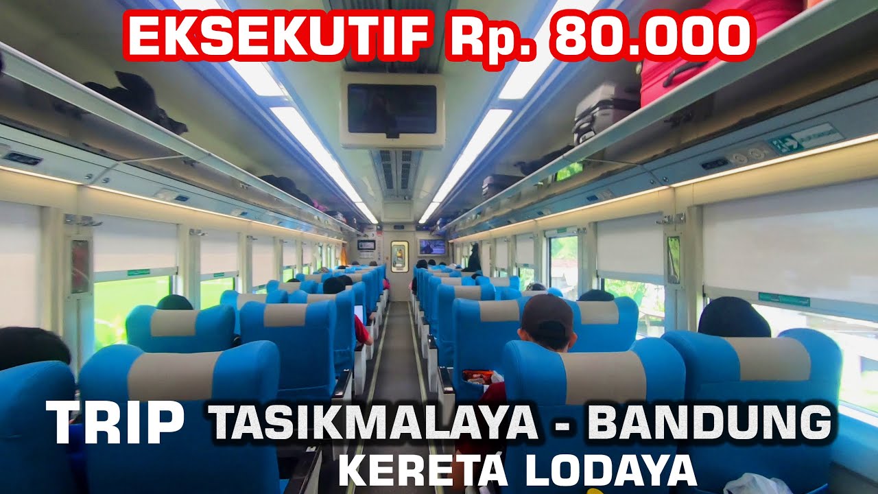 Trip Tasikmalaya - Bandung Dengan Kereta Api Lodaya Eksekutif Jalur Selatan Melewati Panorama Indah