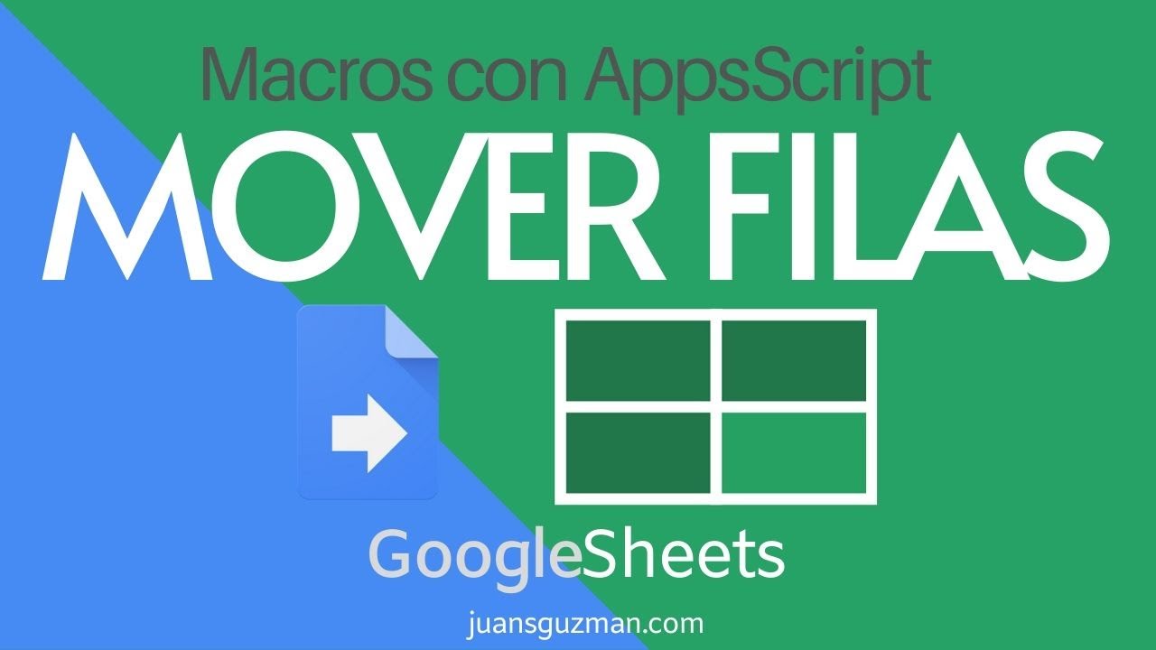 Copiar o mover filas de una pestaña a otra en Google Sheets con Google Apps Script