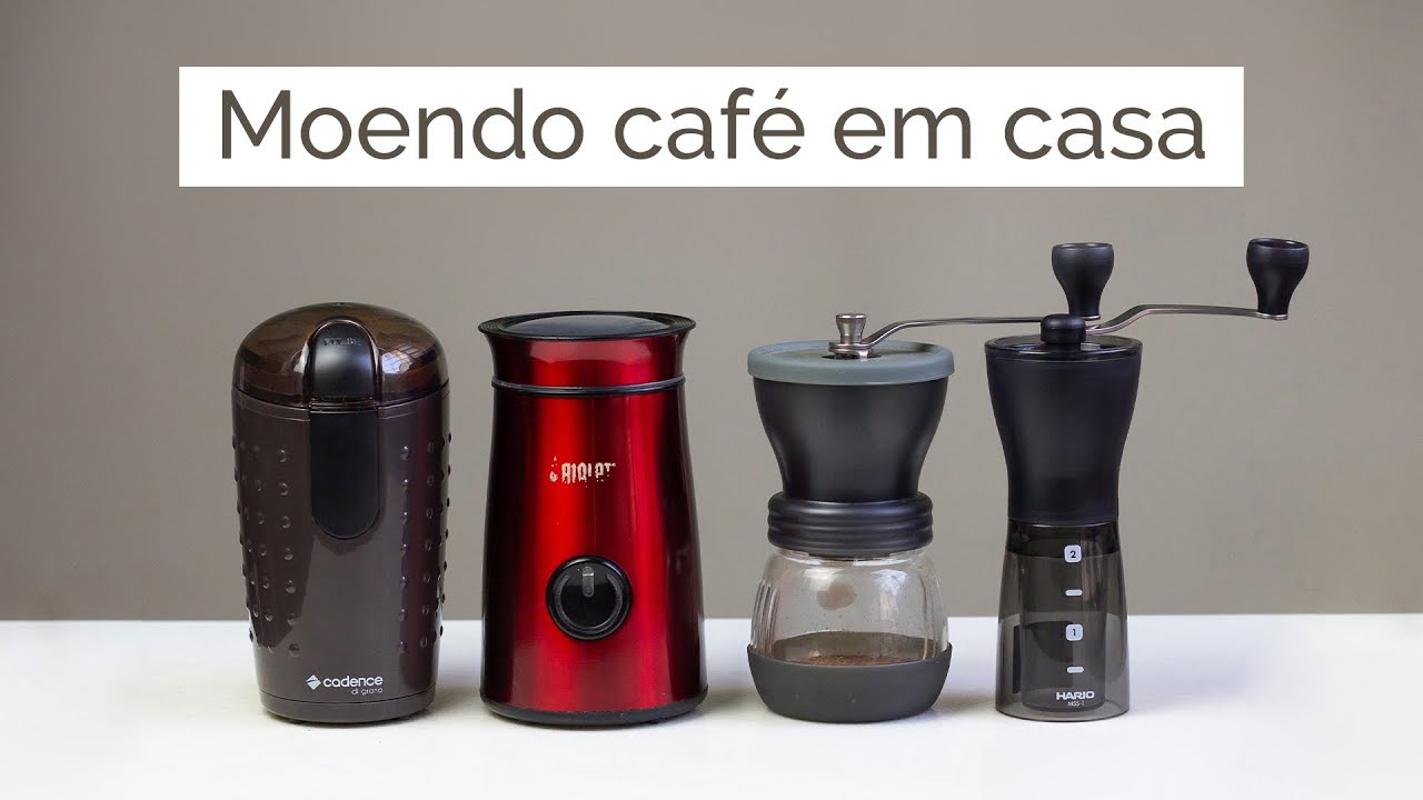 Por que Moer Café em Casa e Qual O Melhor Moedor: Manual ou Elétrico de Lâminas?