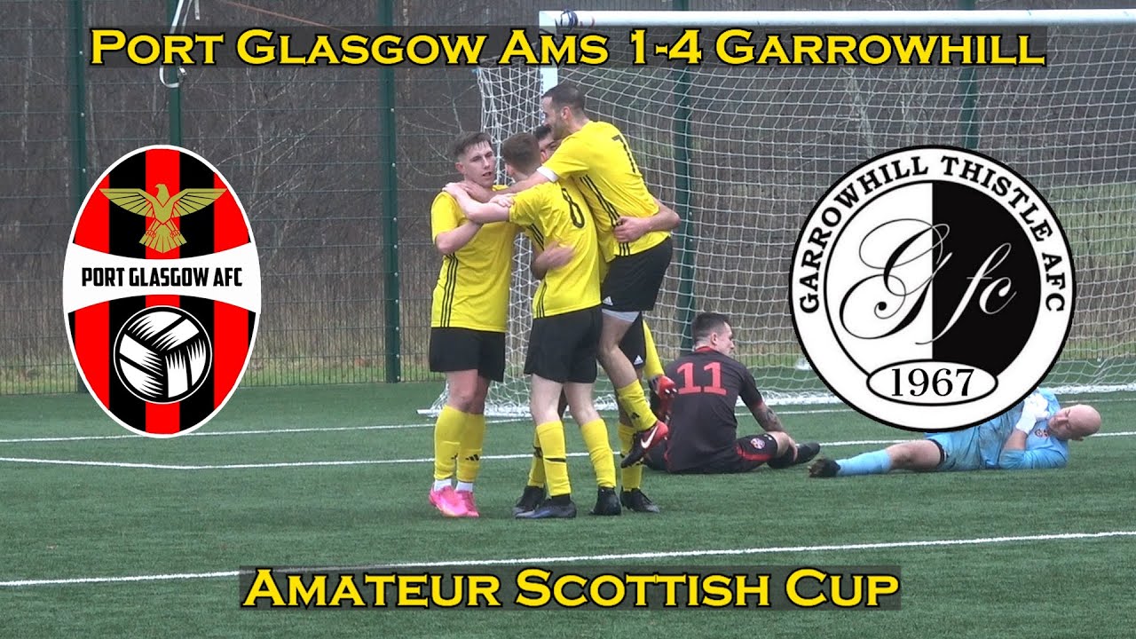 HIGHLIGHTS: Port Glasgow Amateurs 1-4 Garrowhill Thistle - Amateur Scottish Cup - 17/12/23