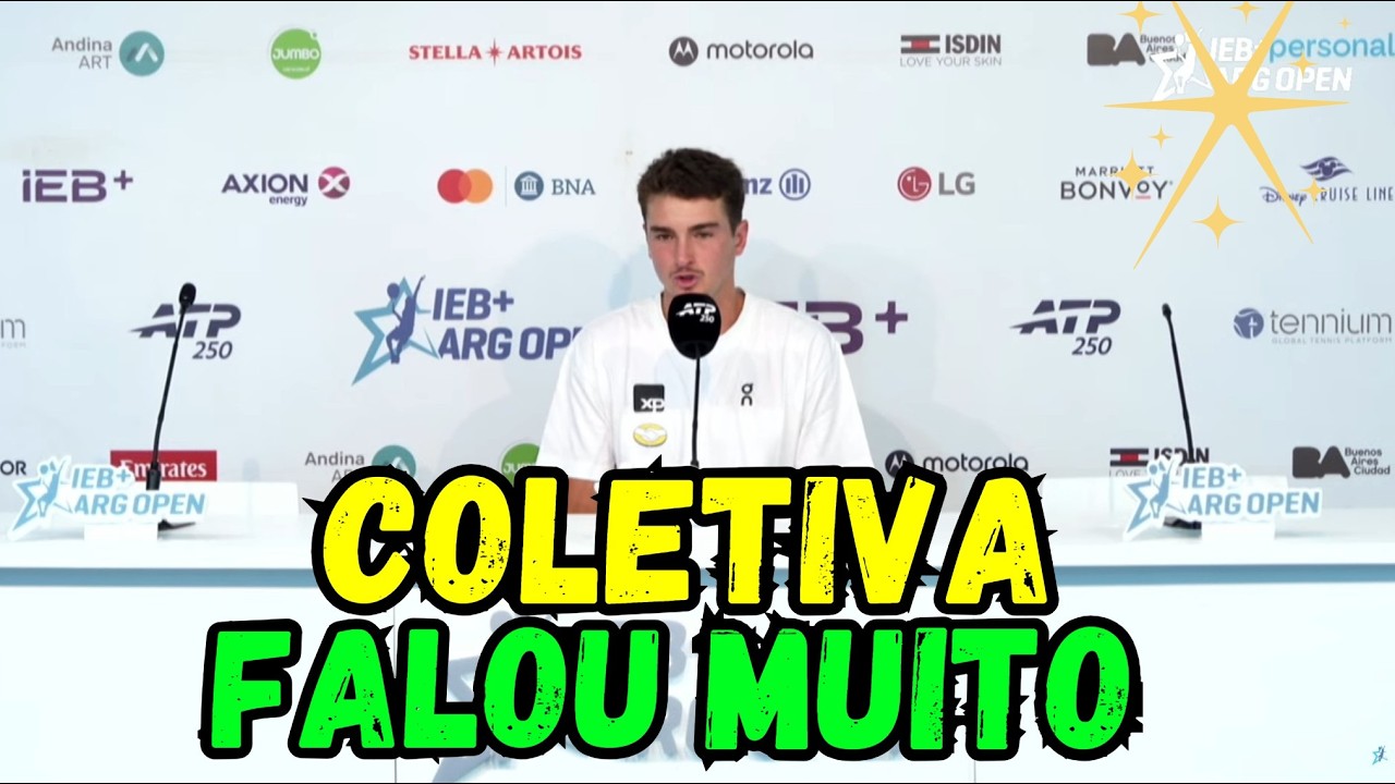 João Fonseca concede coletiva e responde pergunta desnecessária