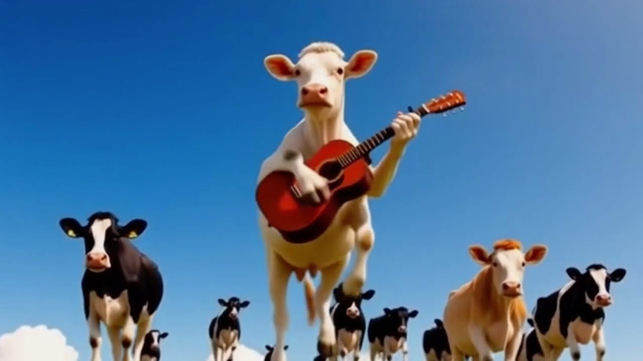 "100% Hilarious Mind-Blowing Cow Dance Moves – LOL Guaranteed! 🐮🤣" Funny Cow Dance !