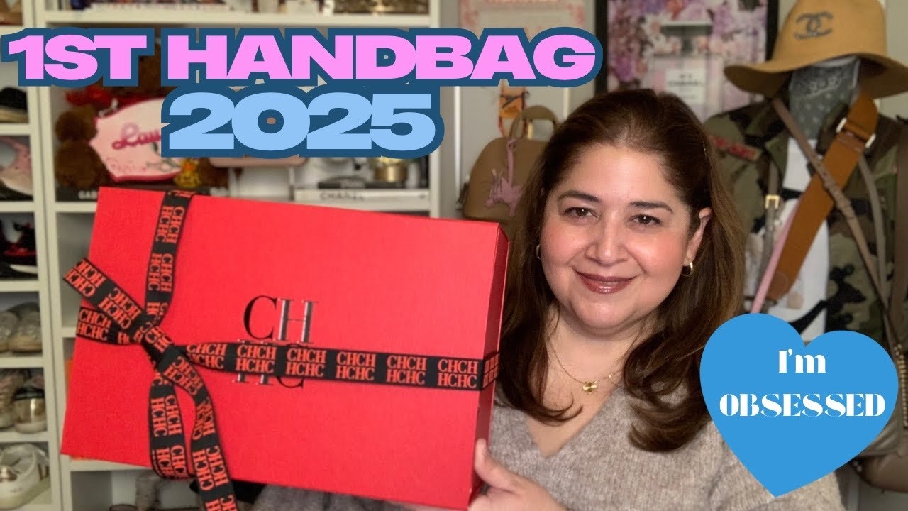 Carolina Herrera Andy crossbody bag | Birthday celebration | Camochica #unboxing