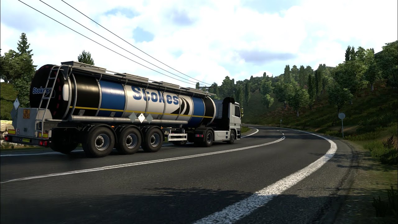 Mercedes Actros 1844 - Euro Truck Simulator 2 | HOT CHEMICALS DELIVERY | CARDIFF TO LIVERPOOL