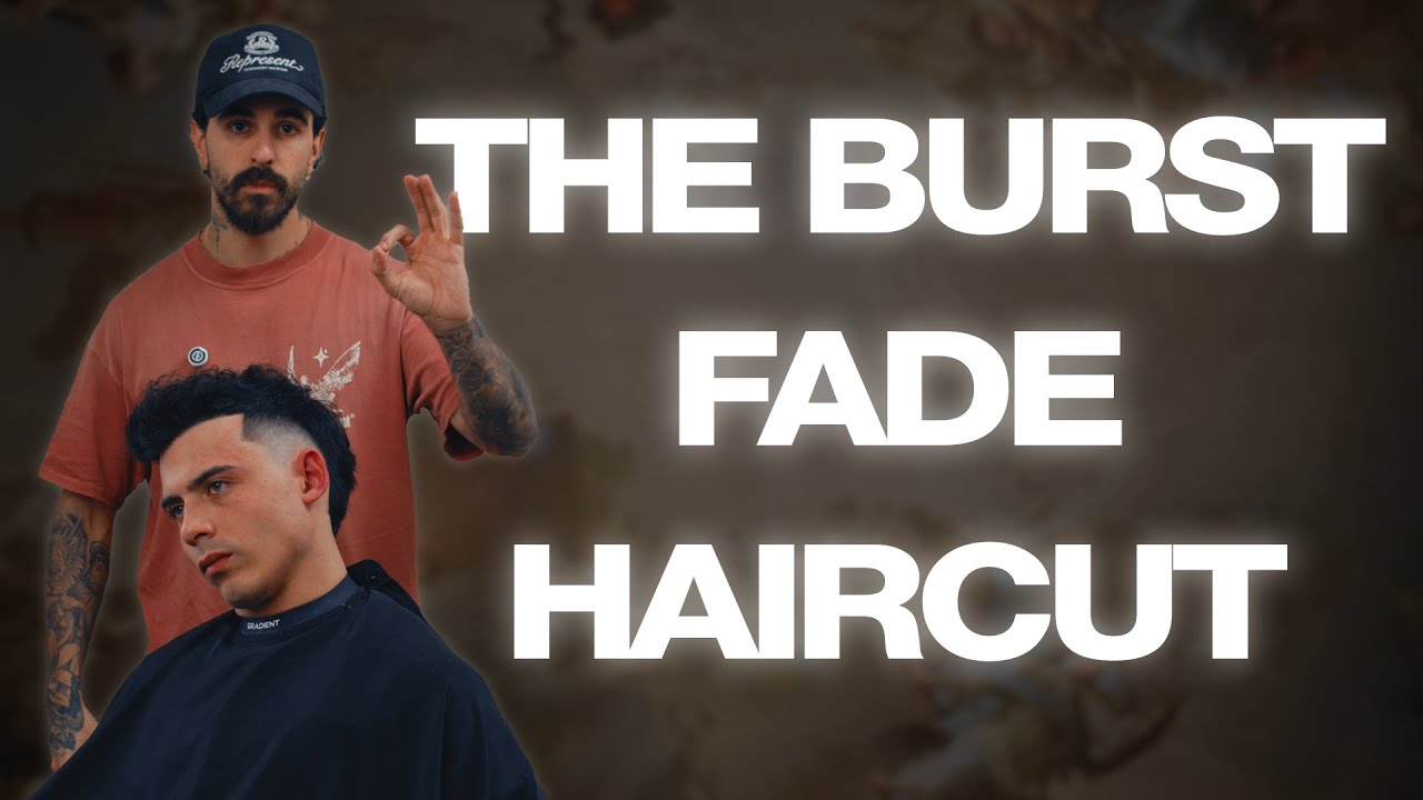 Mastering The Curly Top Burst Fade Hairstyle