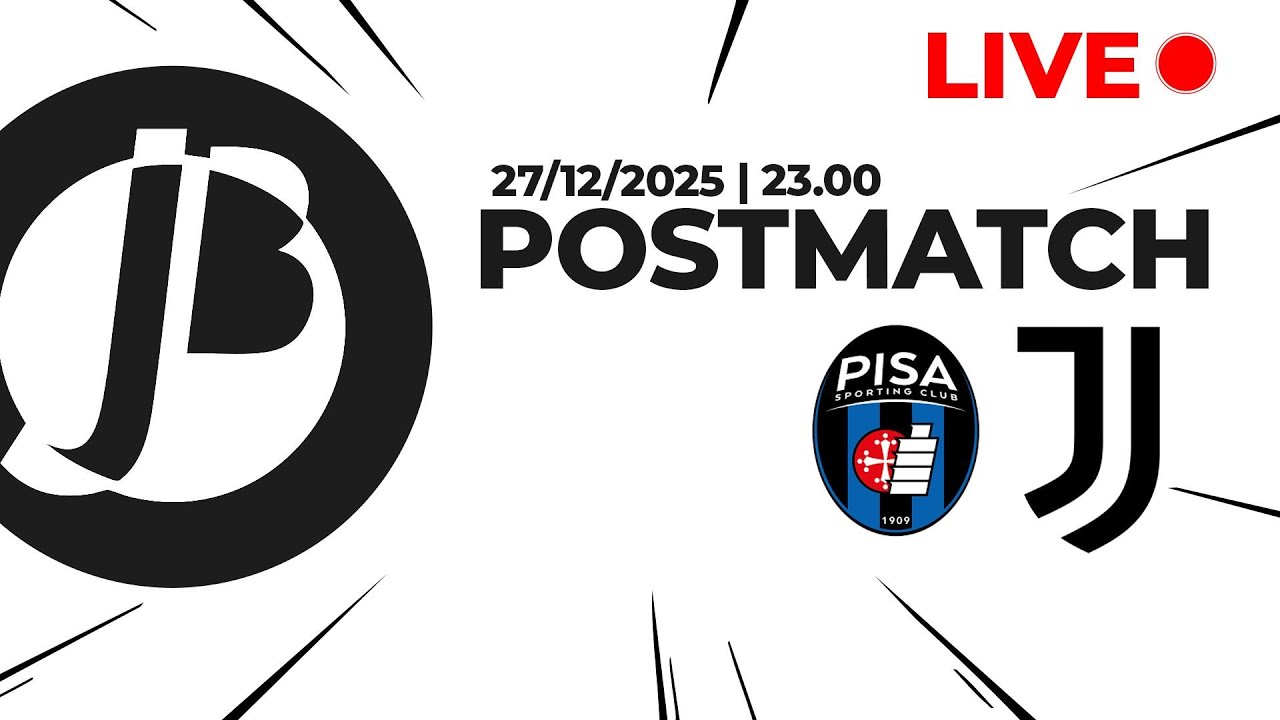 PISA-JUVENTUS POSTPARTITA SHOW collegamenti DALLO STADIO con JUVENTIBUS STAFF
