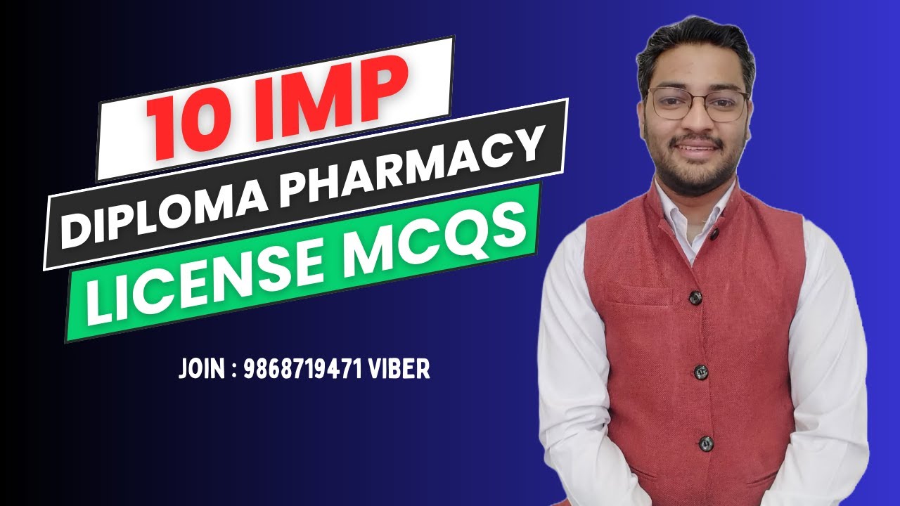 Diploma Pharmacy License Exam IMP 10 MCQs | Nabin Bista