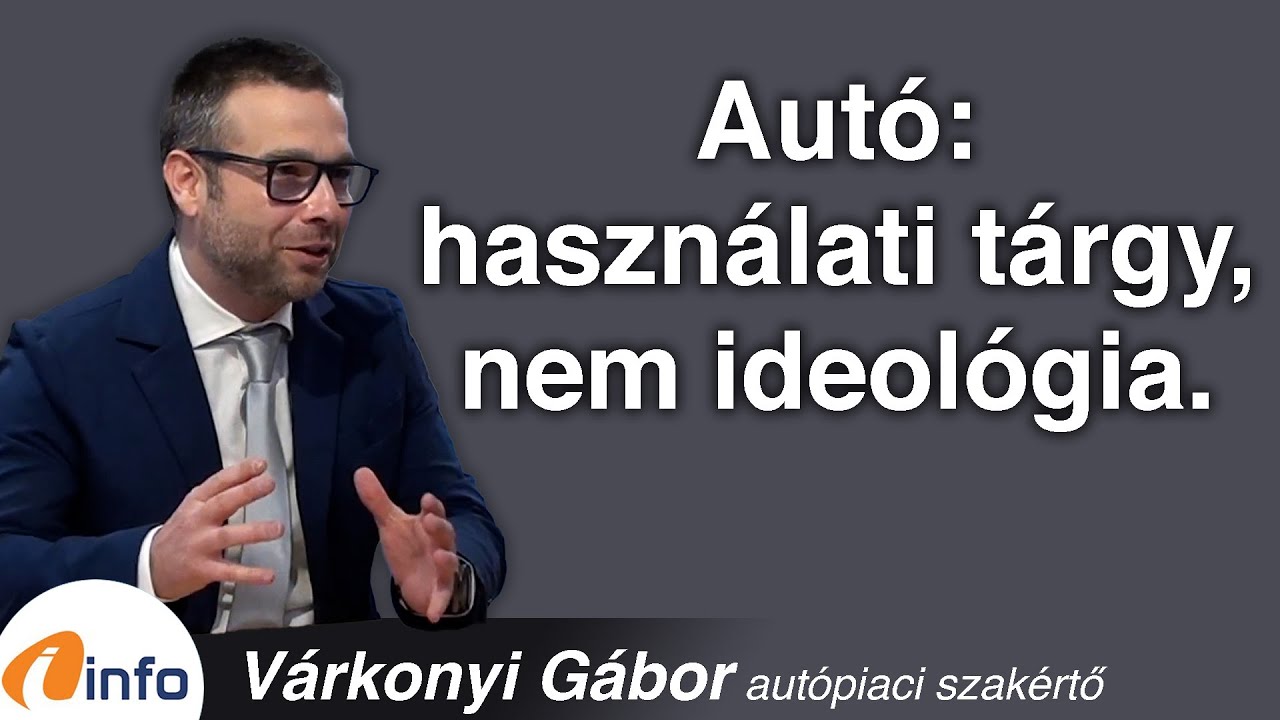 Autó: használati tárgy, nem ideológia. Várkonyi Gábor, Inforádió, Aréna