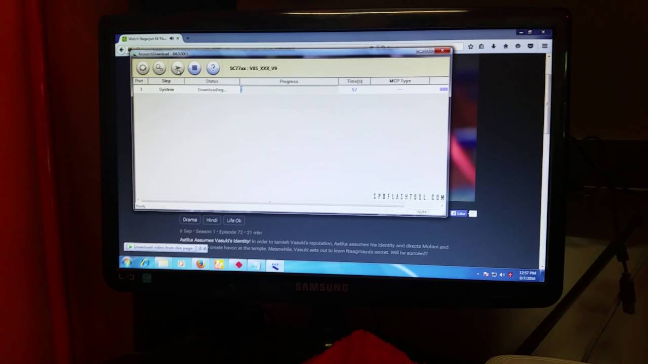 Symphony V85 flash and patten unlock