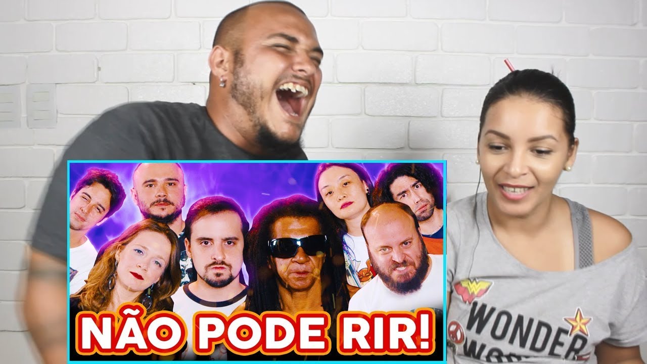 REAGINDO A NÃO PODE RIR! - com Away, Paulinho Serra e Japão Nosso de Cada Dia(  Castro Brothers)