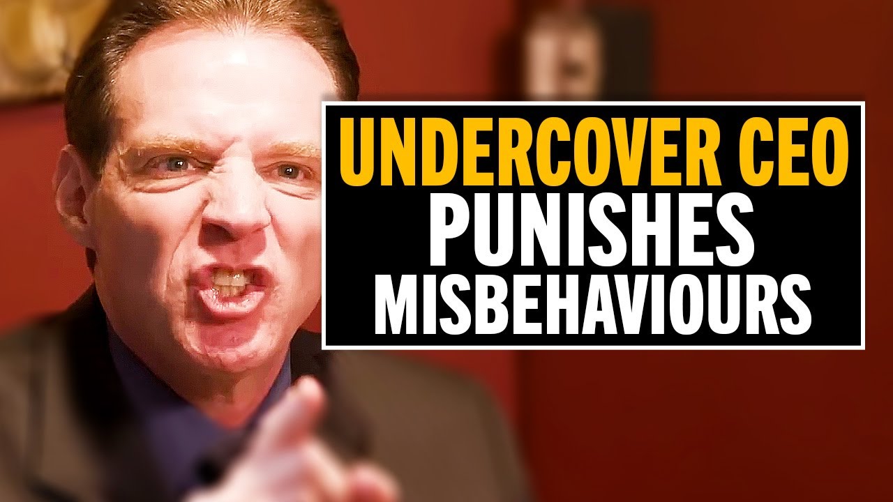 Undercover CEO Exposes Rudeness at Work | Employees Punished for Misbehavior