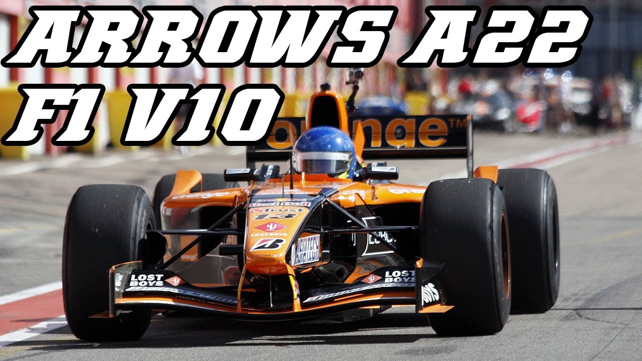 2001 Arrows A22 F1 V10 test at Zolder 2012