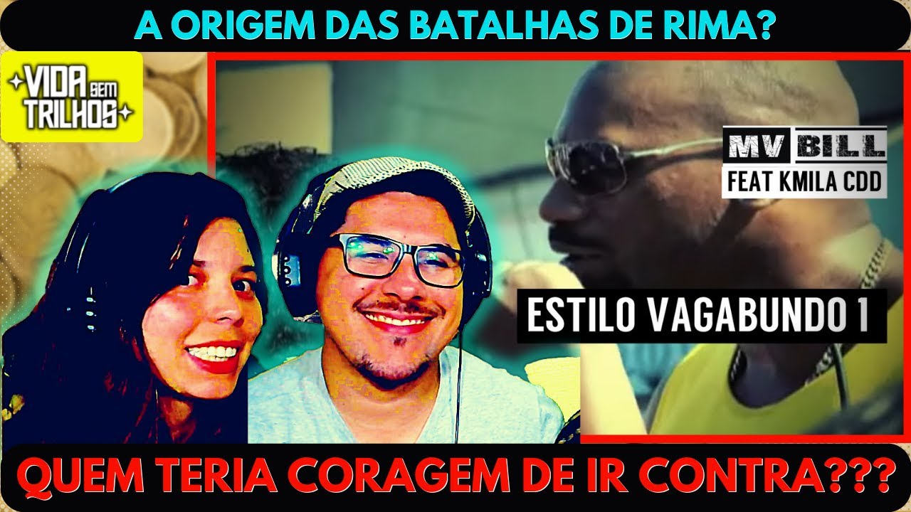 [QUEM GANHOU A DR?] Roqueiros Reagindo a RAP - MV Bill Estilo Vagabundo 1 - PRIMEIRA REAÇÃO!