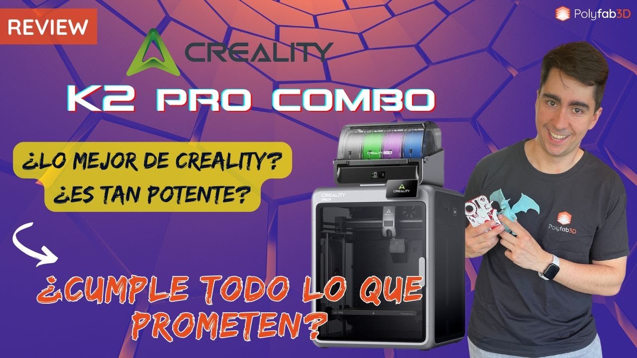 CREALITY K2 PRO COMBO - REVIEW. ¿PUEDE COMPETIR CON LAS GRANDES IMPRESORAS?