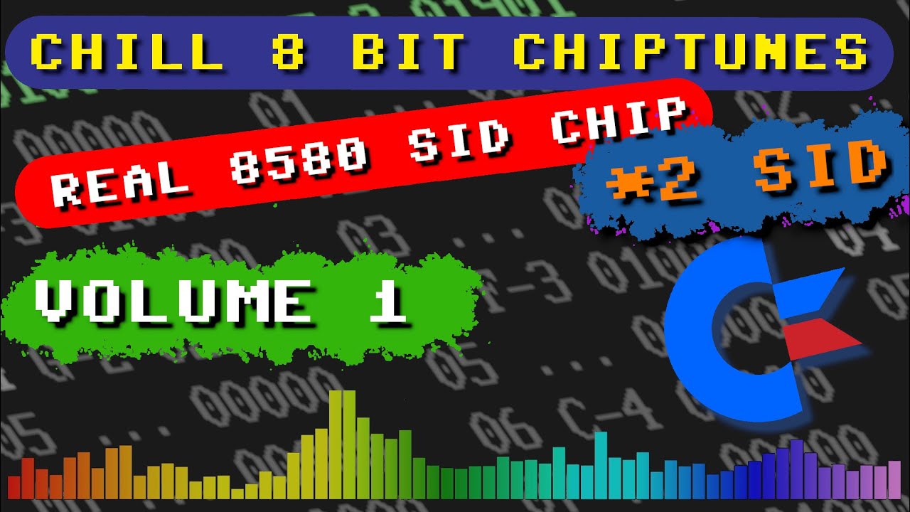 Chill 8-Bit Chiptunes: Real Commodore 64 with 8580 SID tunes (2 SID Version)